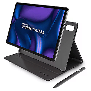 Tablet Positivo Vision TAB 11 com Capa e Caneta 4GB RAM 128GB 4G Tela 11” Full HD Octa-Core - Preto