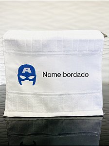 Toalha personalizada - Máscara do Capitão América