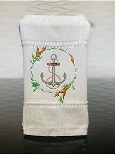 Toalha Âncora - Coleção Fundo do Mar