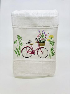 Toalha Bicicleta com Pardais