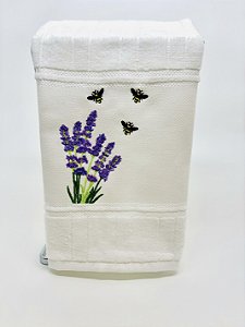 Toalha Lavanda com Abelhas