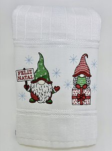 Toalha de Natal - Gnomos