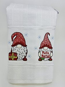 Toalha de Natal - Gnomos
