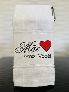 Toalha Mãe amo você!