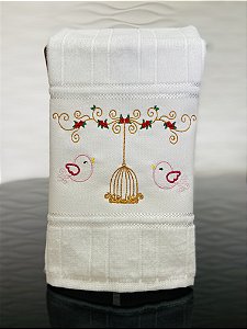 Toalha Passarinhos românticos
