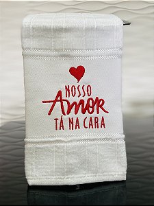 Toalha Nosso amor está na cara