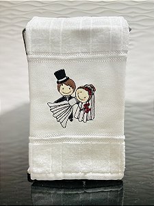 Toalha de lavabo Recém Casados