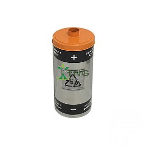 Coletor de Pilhas 32 Litros Em Aço Inox