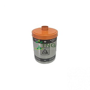 Coletor de Pilhas 15 Litros Em Aço Inox