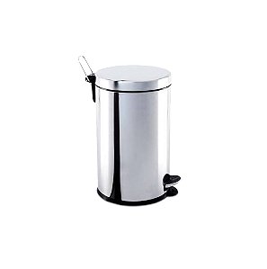 Lixeira 12 Litros Em Aço Inox Com Pedal