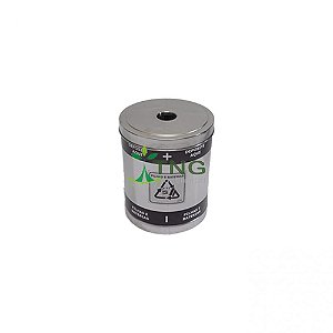 Coletor de Pilhas 15 Litros Em Aço Inox