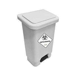 Lixeira 15 Litros Em Plástico Com Pedal