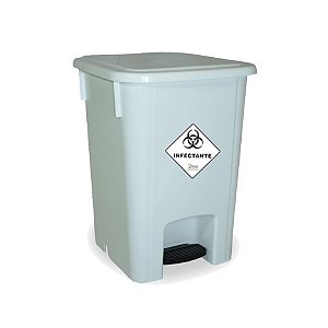 Lixeira 15 Litros Em Plástico Com Pedal