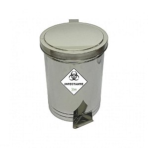 Lixeira 50 Litros Em Aço Inox Com Pedal