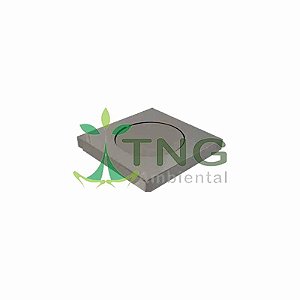 Tampa Quadrada Flip-Top Em Aço Inox