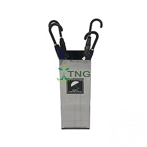 Porta Guarda-Chuva Em Aço Inox Quadrado
