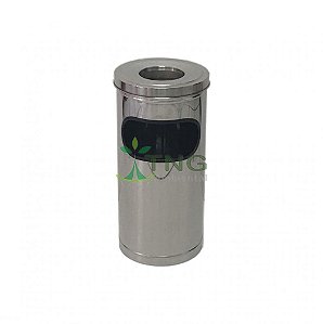 Cinzeiro 32 Litros Em Aço Inox