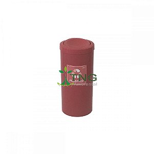 Lixeira 50 litros em plástico com tampa flip-top