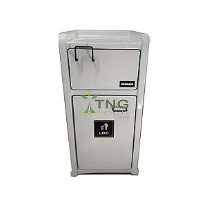 Lixeira 100 litros em fiberglass modelo fast food