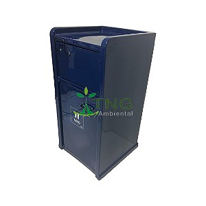 Lixeira 100 litros em fiberglass modelo fast food