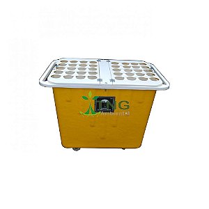 Porta guarda-chuva em fiberglass para 40 guarda-chuva