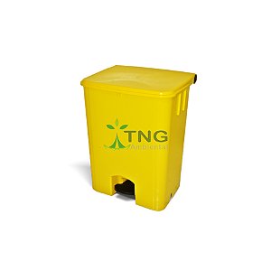 Lixeira 15 litros em plástico com pedal