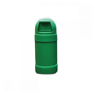 Lixeira 80 litros com abertura frontal e tampa