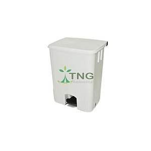 Lixeira 50 litros em plástico com pedal