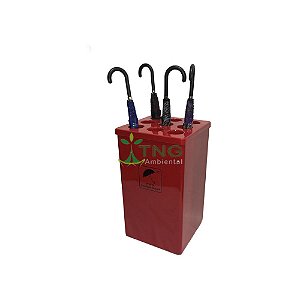 Porta guarda-chuva em fiberglass