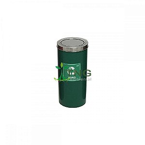 Lixeira 50 litros em plástico com tampa flip-top