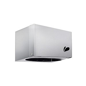 Mini Toalheiro Quadrado em aço inox escovado