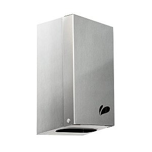 Suporte Quadrado Para Papel Higiênico em Aço Inox Polido