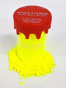 MakeUp A Murder Yellow Poison Neon Bloody Drip Jar (Pigmento)