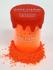 MakeUp A Murder Orange Poison Neon Bloody Drip Jar (Pigmento)