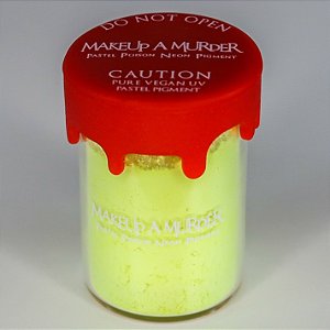 MakeUp A Murder Yellow Pastel Poison Neon Bloody Drip Jar (Pigmento)