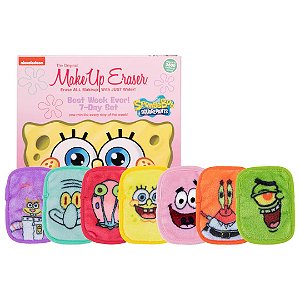 The Original MakeUp Eraser SpongeBob 7-Day Makeup Eraser Set (Toalhinhas Removedoras de Maquiagem)