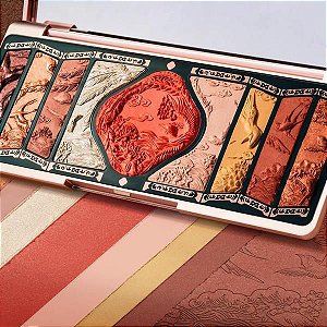 Florasis Floral Engraving Phoenix Makeup Palette *02 Orange Brown | Paleta de Sombras