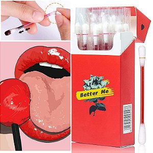 Tattoo Lipstick Cotton Swab Better Me | Lip Tint Cotonete *Cor Haze Red