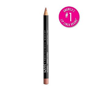 NYX Slim Lip Pencil Creamy Long-Lasting Lip Liner | Lapis de Boca  *Cor Peekaboo Neutral