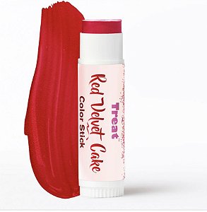 Treat Beauty Protetor labial Red Velvet Cake Jumbo Color Stick