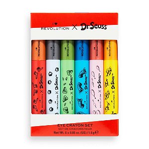 Revolution I Heart Revolution x Dr. Seuss Eye Crayon Collection 1.6g | Kit Lápis Delineador