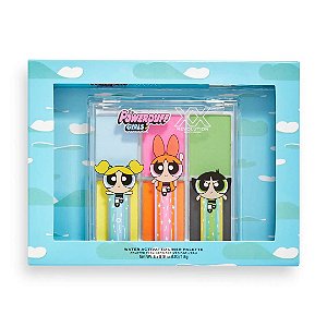 Revolution x Powerpuff Girls Water Activated Cake Liner Palette |Paleta Delineador Meninas Super Poderosas