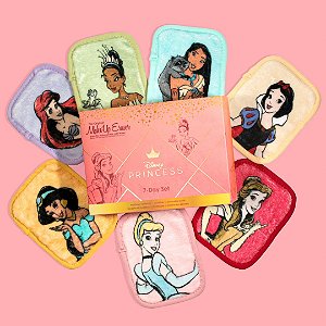 The Original MakeUp Eraser Ultimate Disney Princess 7-Day Set | Toalhinas Removedoras de Maquiagem