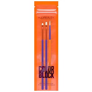 HUDA BEAUTY Color Block Precision Liner Brush Set | Kit Pincel Delineador