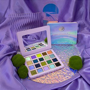 Paleta De Sombras Cosmic Brushes Serenity Palette