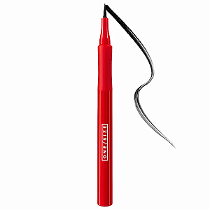 Delineador ONE/SIZE Point Made Waterproof Liquid Eyeliner Pen | Cor: Bodacious Black