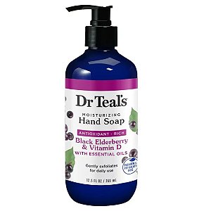 Sabonete para as Mãos Dr Teal's Hand Soap with Black Elderberry & Vitamin D, 12.5 fl oz