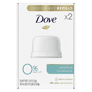 Refil Desodorante Dove Sensitive Aluminum Free Deodorant, 1.13 oz