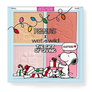 Paleta de Rosto Wet N Wild THE GIFT OF GIVING FACE QUAD | Snoopy