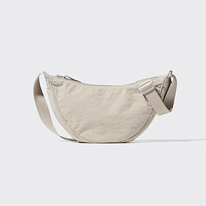 Mini Bolsa de Ombro Uniqlo Round Mini Shoulder Bag | Cor: 32 Beige